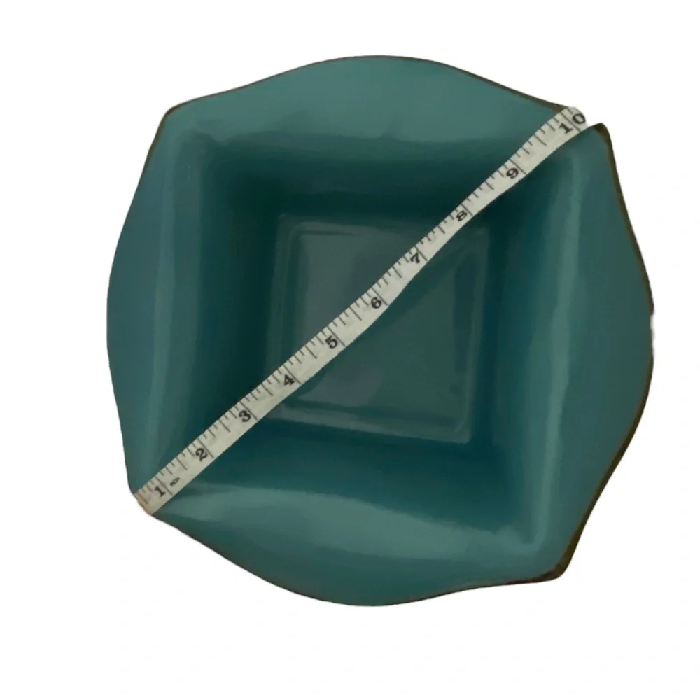 Southern Living at Home Tuscan Everyday‎ Baker Blue Teal Square 9